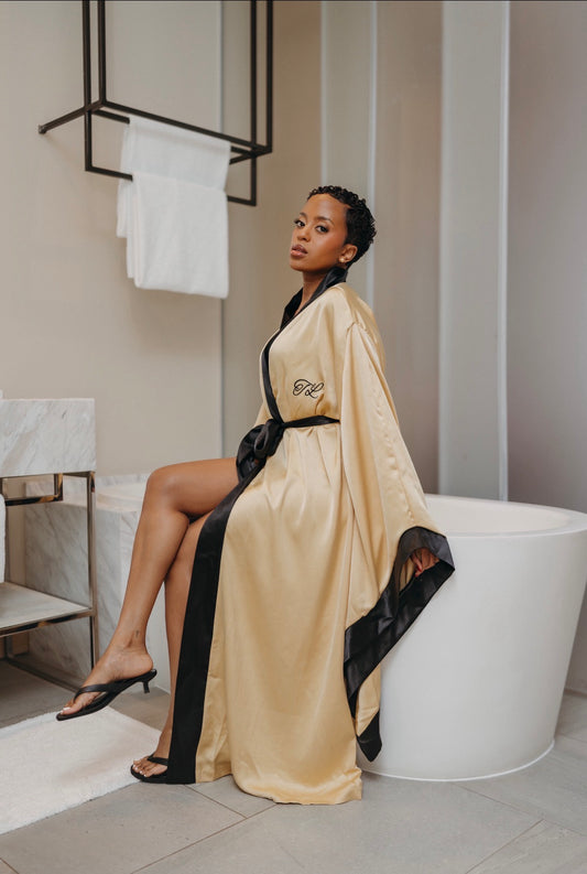 Satin Wrap Robe